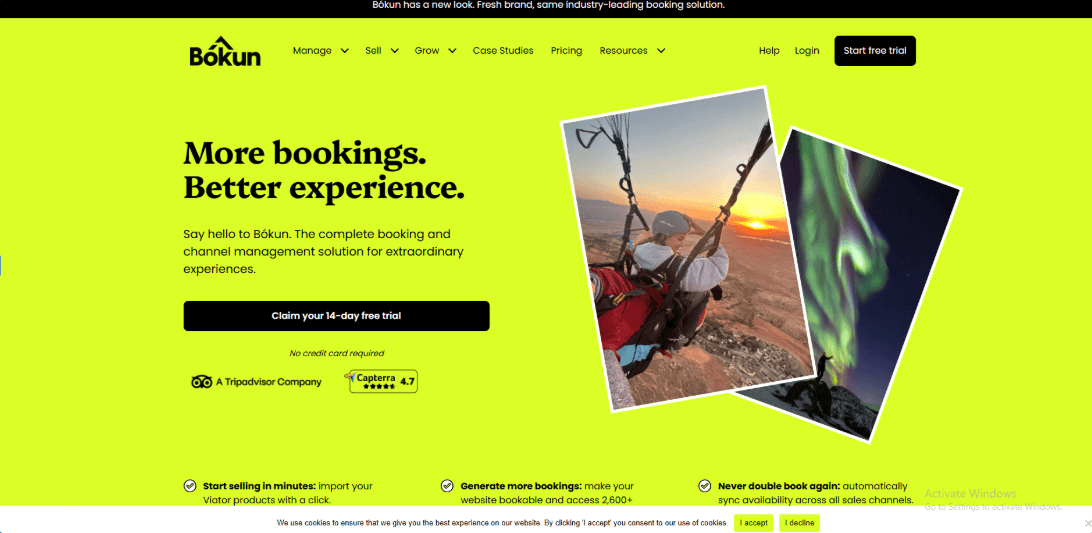 Bókun booking and channel management