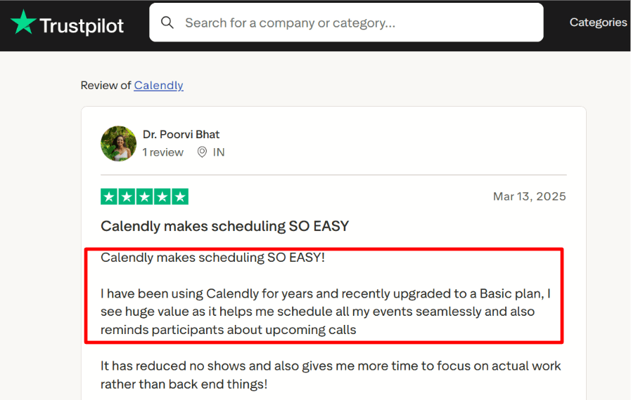 calendly review