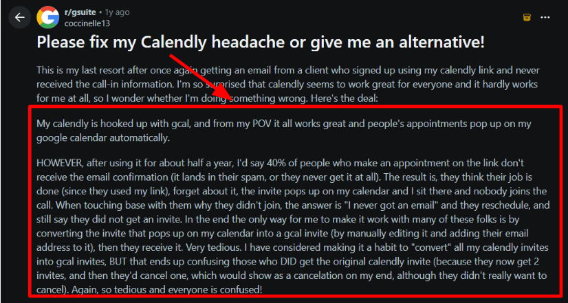 Reddit post about confirmations