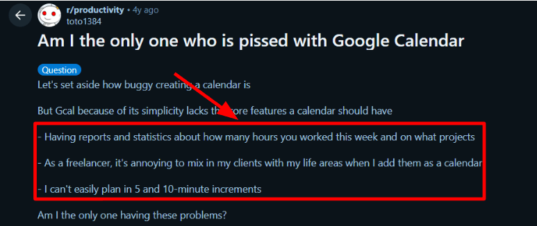 Reddit rant on Google setup