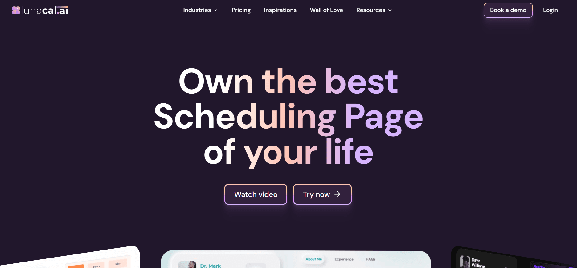 Lunacal homepage