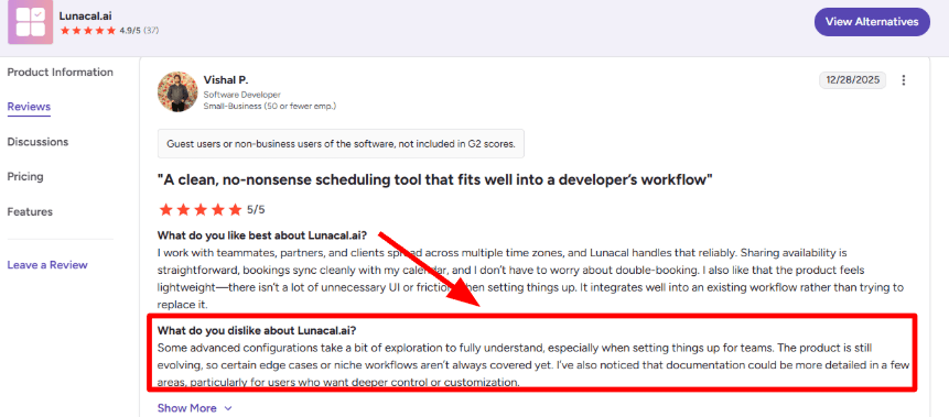 G2 review screenshot about team routing setup effort