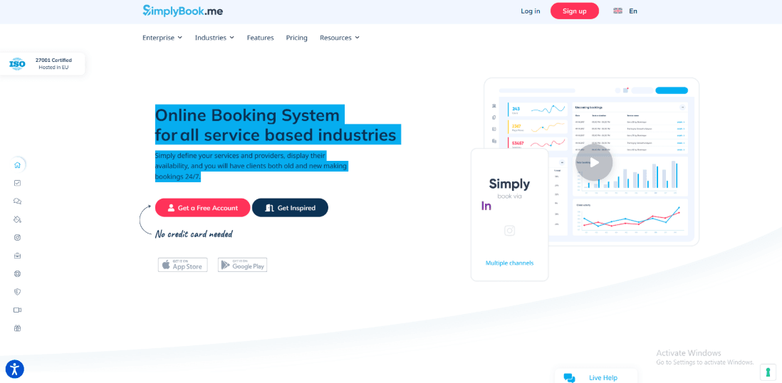 24/7 online booking for service businesses, simplified