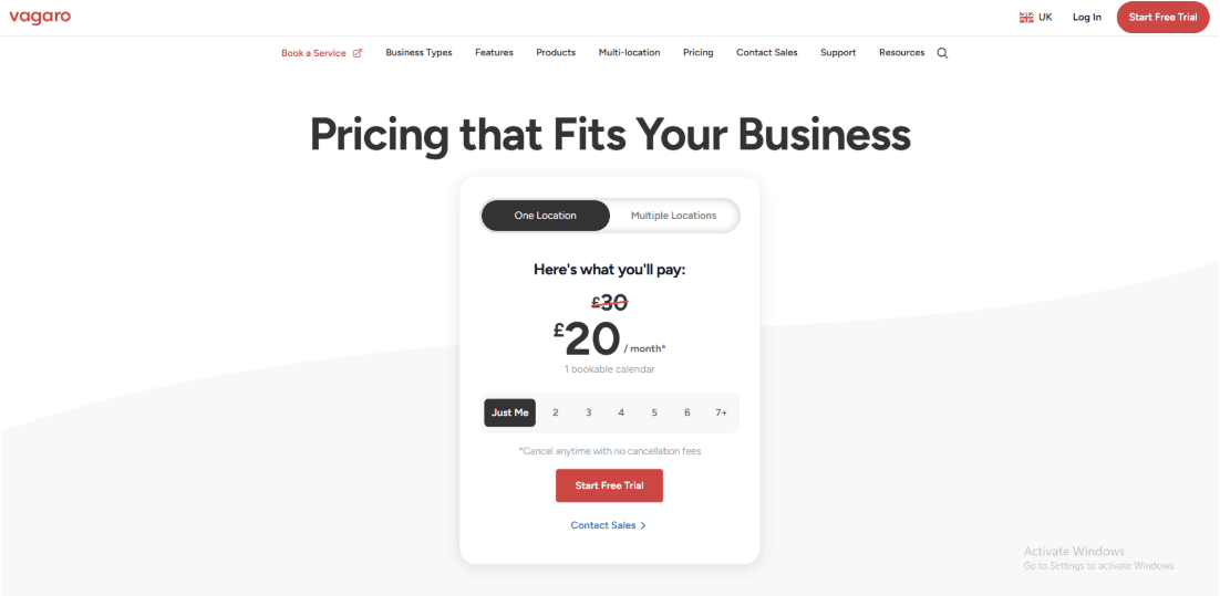 vagaro latest pricing