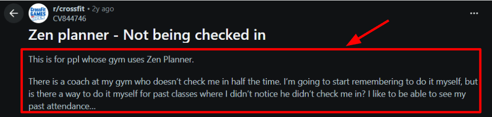 Zen Planner Reddit check-in issue